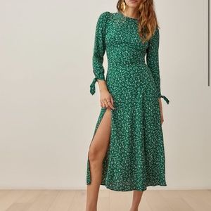 Green Zelda Reformation dress! Never worn. Perfect condition!